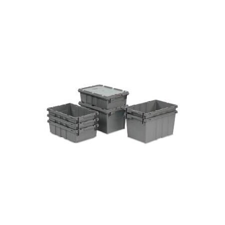 Lewisbins LEWISBins Nest Only Container RNO2115-12 - 21-3/8 x 15-5/16 x 12-5/16 Gray Closed Handle - Pkg Qty 5 RNO2115-12